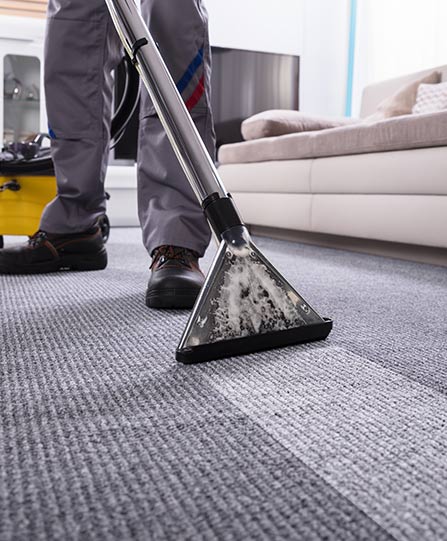 Tipping carpet cleaners
